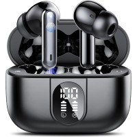 Беспроводные наушники Csasan J90 pro Bluetooth 5.3 40 часов воспроизведения черные (my-8118)