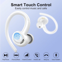 Беспроводные Bluetooth наушники Csasan V90 белый (my-8113)