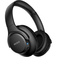 Беспроводные наушники KVIDIO WH201A с микрофоном Hi-Fi стереозвук черные (my-8099)