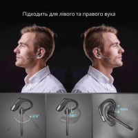 Гарнитура Bluetooth New Bee M51 с зарядным чехлом черная (my-11145)