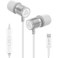 Наушники LUDOS Ultra USB C, совместимы с iPhone 16 15 Pro Max Plus Samsung Galaxy S24 S23 Ultra, белые (my-13043)