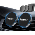Автомобильный держатель для телефона iVoler магнитный совместимо с iPhone, Samsung, Huawei, Xiaomi, чорный (my-16031)