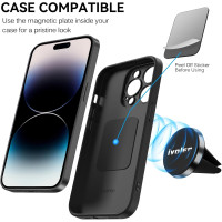 Автомобильный держатель для телефона iVoler магнитный совместимо с iPhone, Samsung, Huawei, Xiaomi, чорный (my-16031)