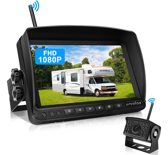 Комплект цифровой камеры заднего вида URVOLAX UR61X 7-дюймовый монитор, HD 1080P, угол обзора 170° (my-19028) Комплект цифровой камеры заднего вида URVOLAX UR61X 7-дюймовый монитор, HD 1080P, угол обзора 170° (my-19028)