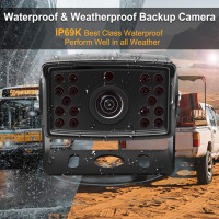 Комплект цифрової камери заднього виду URVOLAX UR61X 7-дюймовий монітор, HD 1080P, кут огляду 170 ° (my-19028)