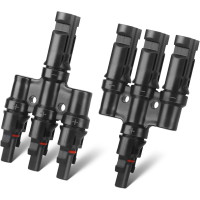 Роз'єм для сонячної панелі Pjerjzn 3 до 1, розгалужувач для сонячної панелі Y, 3-канальний роз'єм 1000 В (my-16064)