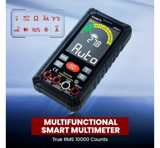 Цифровой интеллектуальный мультиметр KAIWEETS KM601S 10000 отсчетов (my-16007)