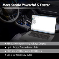 USB-адаптер Vgate vLinker FS OBD2 для автоматического переключателя FOR-Scan черный (my-6142)