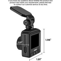 Видеорегистратор Avylet A1, WiFi 2K, внешний GPS, 1,5-дюймовый IPS-экран, черный (my-19016)