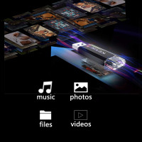 Флэш-накопитель KEXIN USB C 128 ГБ USB 3.0 для ПК, планшета, ноутбука, телевизора, черный (my-16085)