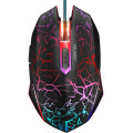 Игровая мышь VGUARD удобная проводная USB-оптическая RGB-мышь эргономичная для ПК, 7 цветов светодиодной подсветки , черная (my-16013)