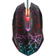 Игровая мышь VGUARD удобная проводная USB-оптическая RGB-мышь эргономичная для ПК, 7 цветов светодиодной подсветки , черная (my-16013)