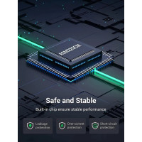 Кабель-адаптер UGREEN SATA-USB 3.0 адаптер жесткого диска SATA I/II/III, черный (my-16042)