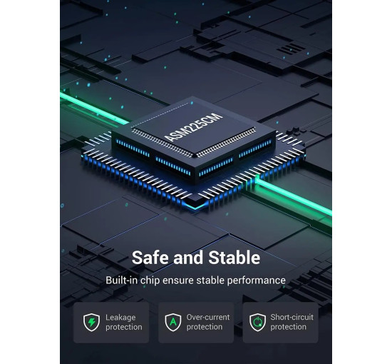 Кабель адаптер UGREEN SATA-USB 3.0 адаптер жорсткого диска SATA I/II/III, чорний (my-16042)