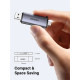 Кардридер UGREEN CM185 USB 3.0 Type-C для TF SD Micro SD Последовательное считывание 5Гбит/с для Чтения Карт памяти USB-A, USB-C, серый (my-16040)