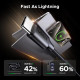 Комплект из 2х кабелей 1м UGREEN USB C - USB C для быстрой зарядки и синхронизации PD 100 Вт 5 А 20 В USB Type C (my-16046)