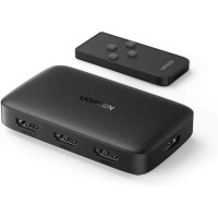 Переключатель HDMI с ДУ UGREEN HDMI Switcher 3In1 Out 4K@30HZ, черный (my-16043)