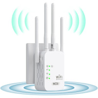 Ретранслятор сигнала WiFi QflFdetall 2A2F4-U10 300 Мбит/с, до 120 кв, 2,4 ГГц, 4 антенны (my-19018) Ретранслятор сигнала WiFi QflFdetall 2A2F4-U10 300 Мбит/с, до 120 кв, 2,4 ГГц, 4 антенны (my-19018)