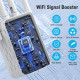 Ретранслятор сигнала WiFi QflFdetall 2A2F4-U10 300 Мбит/с, до 120 кв, 2,4 ГГц, 4 антенны (my-19018)