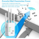 Ретранслятор сигнала WiFi QflFdetall 2A2F4-U10 300 Мбит/с, до 120 кв, 2,4 ГГц, 4 антенны (my-19018)