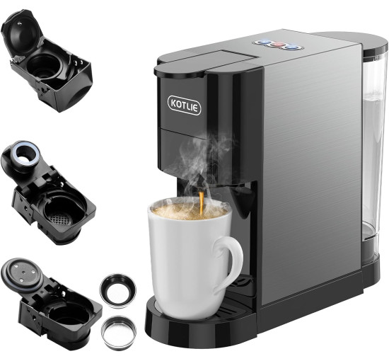 Кавомашина Heightening Espresso 4in1 для Nespresso Original ЧОРНИЙ (AC-513H) (my-13012)