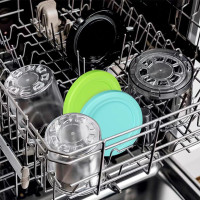 Контейнер Creami BYKITCHEN для мороженицы Ninja CREAMi NC300EU оранжевый, серый (my-13034)