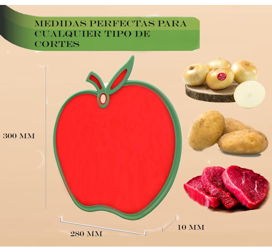 Кухонная разделочная доска KRAPPS сыров и мясного ассорти, Красный (my-13071)