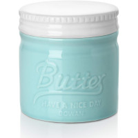 Маслянка DOWAN Mason, французька маслянка для м'якої олії, керамічна ємність для олії з кришкою для стільниці, синій (my-13099)