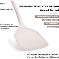 Набір кухонного приладдя TEAMFAR TF-088 із силікону, 7 предметів, кухонне приладдя з антипригарним покриттям (my-16122)