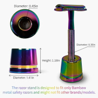 Підставка Bambaw для безпечної бритви Double Edge, колір веселка (my-16023)