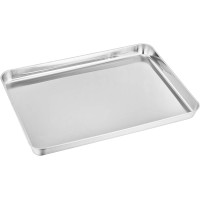 Деко для тостеру TeamFar, нержавіюча сталь, посуд для духовки, 12,4''x 9,7''x1'', нетоксичний та корисний для здоров'я (my-16118) Деко для тостеру TeamFar, нержавіюча сталь, посуд для духовки, 12,4''x 9,7''x1'', нетоксичний та корисний для здоров'я (my-16118)