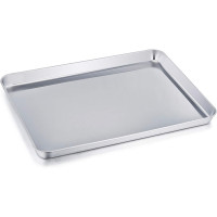Деко для тостеру TeamFar, нержавіюча сталь, посуд для духовки, 16" x 12" x 1", нетоксичний та корисний для здоров'я (my-16119) Деко для тостеру TeamFar, нержавіюча сталь, посуд для духовки, 16" x 12" x 1", нетоксичний та корисний для здоров'я (my-16119)