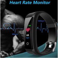 Фітнес трекер RBNANA для чоловіків, жінок та дітей, водонепроникний чорний (my-8063)