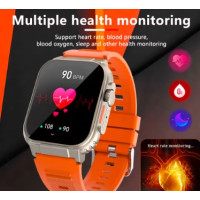 Новий ультра розумний годинник LIGE для чоловіків Bluetooth, 600mAh виклик TWS локальна музика спортивний годинник 1.96'' IP68 водонепроникний (my-13088)