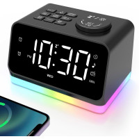 Радіобудильник для спальні AFEXOA CH-09 чорний (my-6116)