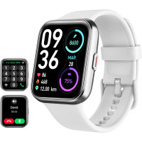 Розумний годинник для жінок Tensky із вбудованим сенсорним екраном Alexa 1,7 дюйма білий (my-8061)