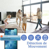 Умный будильник Nisanmoon YQ300 с встроенной камерой наблюдения, Wi-Fi 2.4/5 ГГц, Full HD 1080P (my-19030)