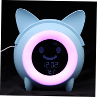 Декоративный будильник-ночник Artibetter синий (my-6118)