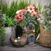 Фигурки для сада TERESA'S COLLECTIONS Дом фей, на солнечной батареи украшения для вашего сада (my-16050)
