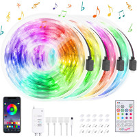 Светодиодная гирлянда HEERTTOGO LED Strip-20M RGB с Bluetooth (my-6104)