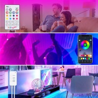 Світлодіодна гірлянда HEERTTOGO LED Strip-20M RGB з Bluetooth (my-6104)