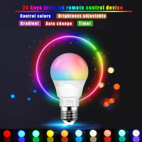 Світлодіодна RGB-лампочка Unisun BR16-SA50 змінює колір E27 з ДУ еквівалент 40 Вт (my-11107)