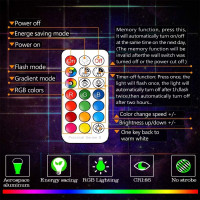 Светодиодная RGB-лампочка Unisun BR16-SA50 меняющая цвет E27 с ДУ эквивалент 40 Вт (my-11107)
