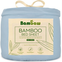 Чехол для матраса Bambaw на резинке с глубоким карманом, защитой от пылевых клещей 140x200 светло-голубая (my-16076) Чехол для матраса Bambaw на резинке с глубоким карманом, защитой от пылевых клещей 140x200 светло-голубая (my-16076)