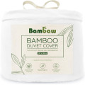 Постільна білизна Bambaw, що охолоджує, з бамбука 135x200 см. білого кольору (my-16077)