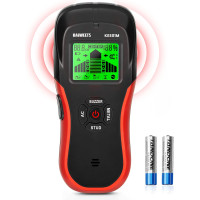 Многофункциональный сканер KAIWEETS KES01M с сигнализацией калибровки для обнаружения стен, металлов, кабеля, дерева, черный (my-16005)