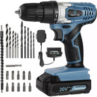 Шуруповерт C P CHANTPOWER 20 Вольт 30 Вт 550 об/хв синя (my-8100)