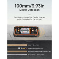 Сканер для пошуку стійок та лазерний далекомір Aicevoos з мікропроцесором та РК-дисплеєм HD (my-19029)