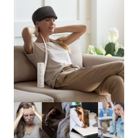 Масажер для голови Renpho R-V002 функція підігріву, 4 режими масажу та 3 інтенсивності повітряно-компресійного масажу (my-13016)