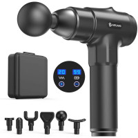 Масажний пістолет AERLANG EM13 чорний (my-6083)